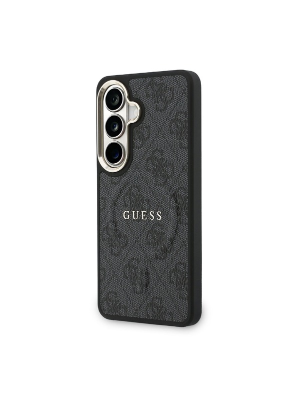 Guess Guess PU Leather 4G Gold Frame Magnetic Stražnji Poklopac za Samsung Galaxy S26 Black