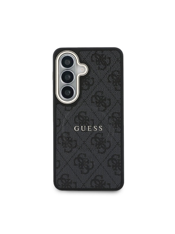 Guess Guess PU Leather 4G Gold Frame Magnetic Stražnji Poklopac za Samsung Galaxy S26 Black