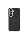 Guess Guess PU Leather 4G Gold Frame Magnetic Stražnji Poklopac za Samsung Galaxy S26 Black