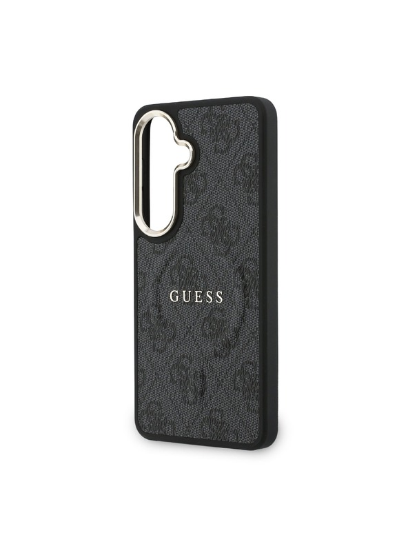 Guess Guess PU Leather 4G Gold Frame Magnetic Stražnji Poklopac za Samsung Galaxy S26 Black