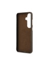 Guess Guess PU Grained 4G Resin Metal Logo Stražnji Poklopac za Samsung Galaxy S26 Brown
