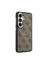 Guess Guess PU Leather 4G Gold Frame Magnetic Stražnji Poklopac za Samsung Galaxy S26 Brown