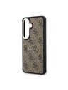 Guess Guess PU Leather 4G Gold Frame Magnetic Stražnji Poklopac za Samsung Galaxy S26 Brown
