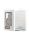 Guess Guess PU Leather 4G Gold Frame Magnetic Stražnji Poklopac za Samsung Galaxy S26 Brown