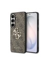 Guess Guess PU 4G Metal Logo Stražnji Poklopac za Samsung Galaxy S26 Brown