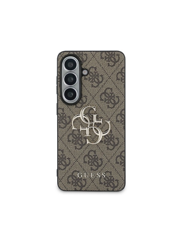 Guess Guess PU 4G Metal Logo Stražnji Poklopac za Samsung Galaxy S26 Brown
