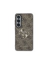 Guess Guess PU 4G Metal Logo Stražnji Poklopac za Samsung Galaxy S26 Brown