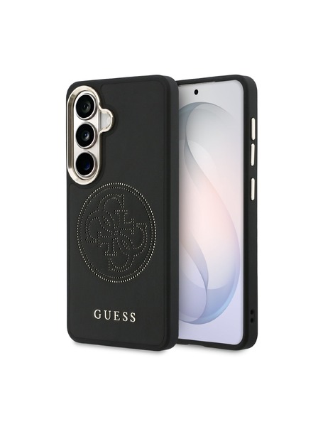 Guess Guess PU Perforated 4G Logo Magnetic Stražnji Poklopac za Samsung Galaxy S26 Black