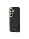 Guess Guess PU Perforated 4G Logo Magnetic Stražnji Poklopac za Samsung Galaxy S26 Black