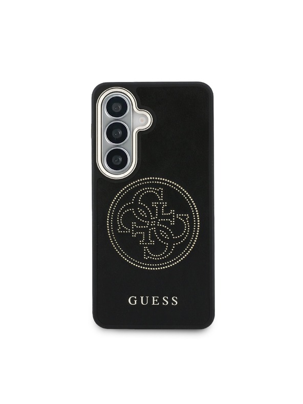 Guess Guess PU Perforated 4G Logo Magnetic Stražnji Poklopac za Samsung Galaxy S26 Black