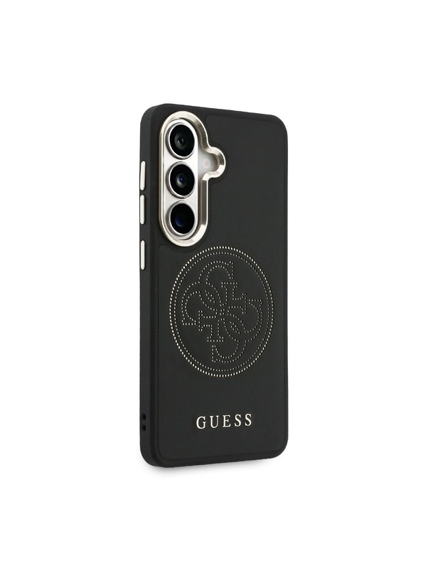 Guess Guess PU Perforated 4G Logo Magnetic Stražnji Poklopac za Samsung Galaxy S26 Black