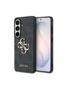 Guess Guess PU 4G Metal Logo Stražnji Poklopac za Samsung Galaxy S26 Grey