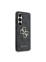 Guess Guess PU 4G Metal Logo Stražnji Poklopac za Samsung Galaxy S26 Grey