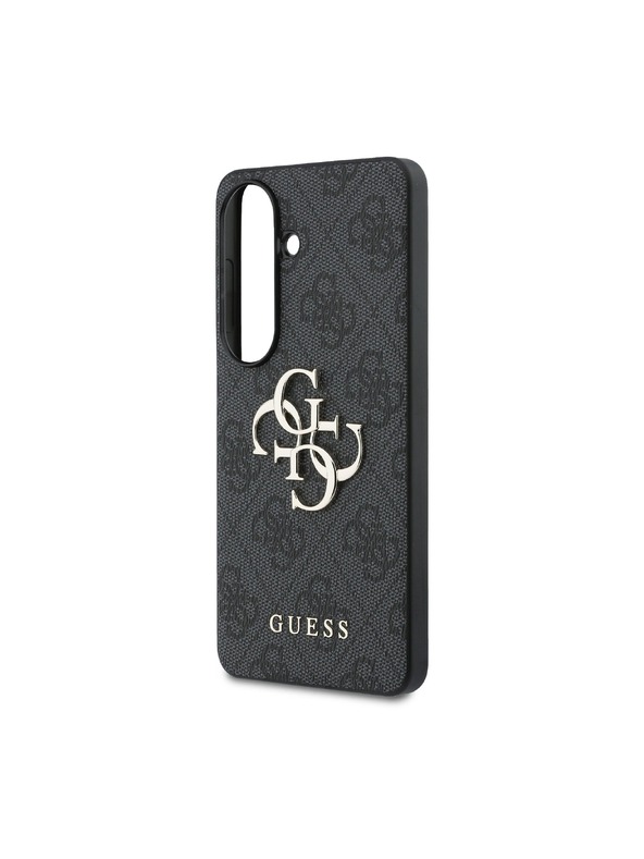 Guess Guess PU 4G Metal Logo Stražnji Poklopac za Samsung Galaxy S26 Grey