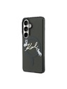 Karl Lagerfeld Karl Lagerfeld IML Choupette Karl Script Logo Magnetic Zadnja Futrola za Samsung Galaxy S26 Black