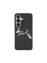 Karl Lagerfeld Karl Lagerfeld IML Choupette Karl Script Logo Magnetic Zadnja Futrola za Samsung Galaxy S26 Black