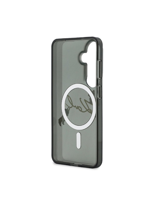 Karl Lagerfeld Karl Lagerfeld IML Choupette Karl Script Logo Magnetic Zadnja Futrola za Samsung Galaxy S26 Black