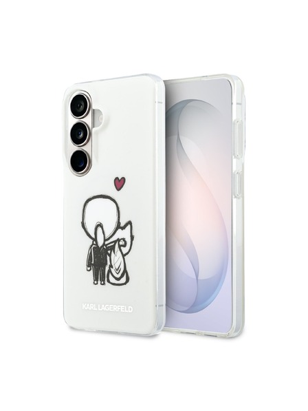 Karl Lagerfeld Karl Lagerfeld IML K&CH Back Logo Magnetic Zadnja Futrola za Samsung Galaxy S26 Transparent
