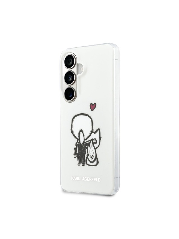 Karl Lagerfeld Karl Lagerfeld IML K&CH Back Logo Magnetic Zadnja Futrola za Samsung Galaxy S26 Transparent