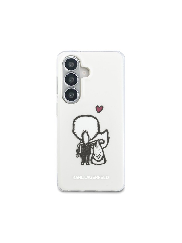 Karl Lagerfeld Karl Lagerfeld IML K&CH Back Logo Magnetic Zadnja Futrola za Samsung Galaxy S26 Transparent
