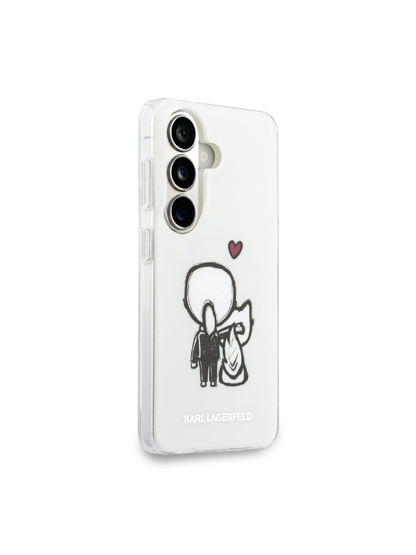 Karl Lagerfeld Karl Lagerfeld IML K&CH Back Logo Magnetic Zadnja Futrola za Samsung Galaxy S26 Transparent