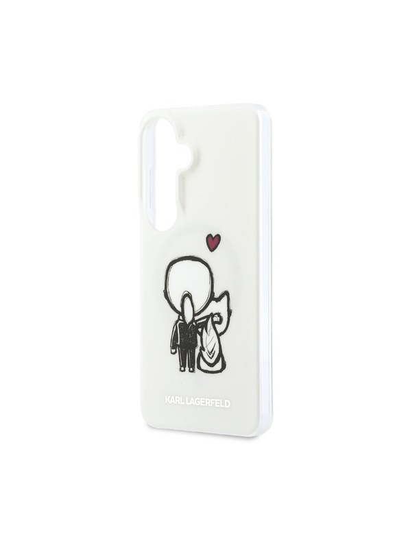 Karl Lagerfeld Karl Lagerfeld IML K&CH Back Logo Magnetic Zadnja Futrola za Samsung Galaxy S26 Transparent