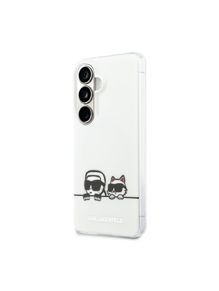 Karl Lagerfeld Karl Lagerfeld IML K&CH Peekaboo Logo Magnetic Zadnja Futrola za Samsung Galaxy S26 White