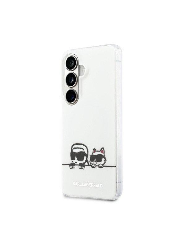 Karl Lagerfeld Karl Lagerfeld IML K&CH Peekaboo Logo Magnetic Zadnja Futrola za Samsung Galaxy S26 White