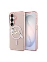 Karl Lagerfeld Karl Lagerfeld IML Choupette Karl Script Logo Magnetic Zadnja Futrola za Samsung Galaxy S26 Pink