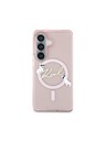 Karl Lagerfeld Karl Lagerfeld IML Choupette Karl Script Logo Magnetic Zadnja Futrola za Samsung Galaxy S26 Pink