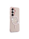 Karl Lagerfeld Karl Lagerfeld IML Choupette Karl Script Logo Magnetic Zadnja Futrola za Samsung Galaxy S26 Pink
