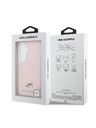 Karl Lagerfeld Karl Lagerfeld Grained PU Leather K&CH Heads Magnetic Zadnja Futrola za Samsung Galaxy S26 Pink