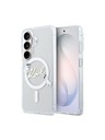 Karl Lagerfeld Karl Lagerfeld IML Choupette Karl Script Logo Magnetic Zadnja Futrola za Samsung Galaxy S26 Transparent