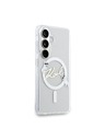 Karl Lagerfeld Karl Lagerfeld IML Choupette Karl Script Logo Magnetic Zadnja Futrola za Samsung Galaxy S26 Transparent