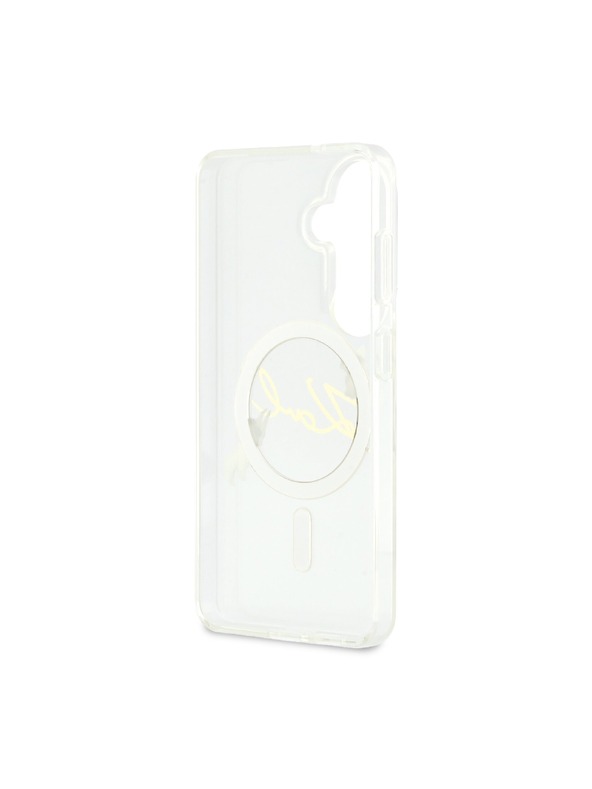 Karl Lagerfeld Karl Lagerfeld IML Choupette Karl Script Logo Magnetic Zadnja Futrola za Samsung Galaxy S26 Transparent
