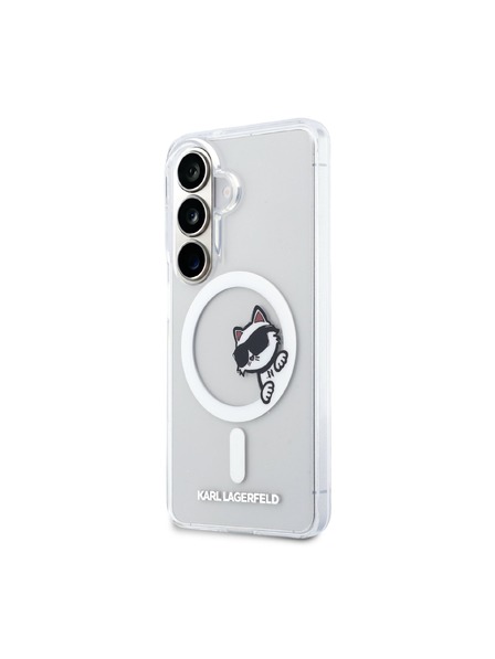 Karl Lagerfeld Karl Lagerfeld IML Choupette Peekaboo Logo Magnetic Zadnja Futrola za Samsung Galaxy S26 Transparent