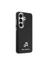 Karl Lagerfeld Karl Lagerfeld Grained PU Leather K&CH Heads Magnetic Zadnja Futrola za Samsung Galaxy S26 Black