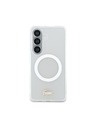 Lacoste Lacoste PC/TPU Frosted Finish Gold Logo Magnetic Zadnja Futrola za Samsung Galaxy S26 White