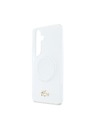Lacoste Lacoste PC/TPU Frosted Finish Gold Logo Magnetic Zadnja Futrola za Samsung Galaxy S26 White