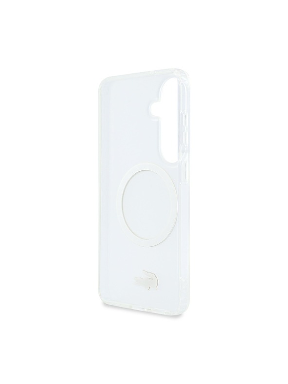 Lacoste Lacoste PC/TPU Frosted Finish Gold Logo Magnetic Zadnja Futrola za Samsung Galaxy S26 White