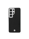 BMW BMW Signature PU Leather Metal Logo Magnetic Zadnja Futrola za Samsung Galaxy S26 Ultra Black