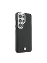 BMW BMW Signature PU Leather Metal Logo Magnetic Zadnja Futrola za Samsung Galaxy S26 Ultra Black
