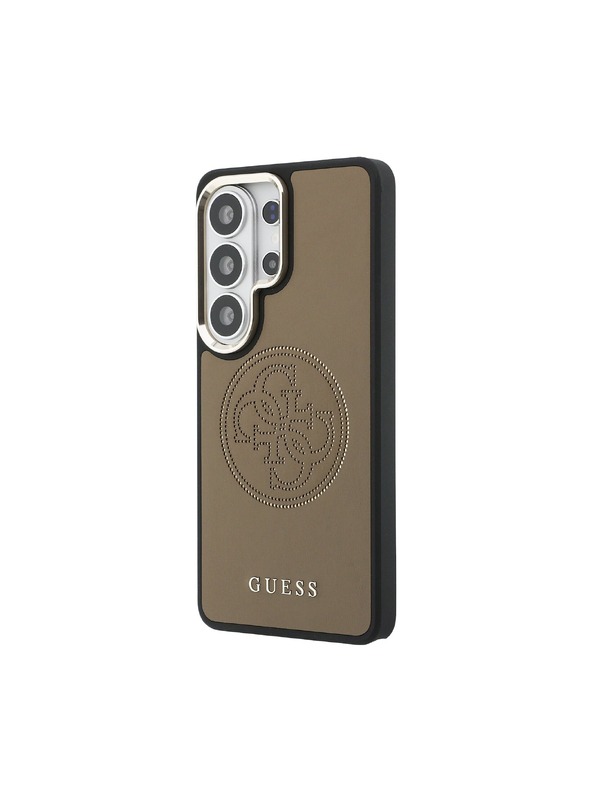 Guess Guess PU Perforated 4G Logo Magnetic Zadnja Futrola za Samsung Galaxy S26 Ultra Brown
