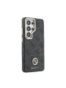 Guess Guess PU Leather 4G Strass Logo Gold Frame Magnetic Zadnja Futrola za Samsung Galaxy S26 Ultra Black