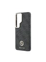 Guess Guess PU Leather 4G Strass Logo Gold Frame Magnetic Zadnja Futrola za Samsung Galaxy S26 Ultra Black