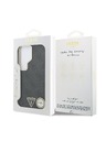 Guess Guess PU Leather 4G Strass Triangle Logo Gold Frame Magnetic Zadnja Futrola za Samsung Galaxy S26 Ultra Black