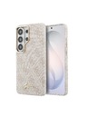 Guess Guess PU 4G Script Metal Logo Magnetic Zadnja Futrola za Samsung Galaxy S26 Ultra Pink