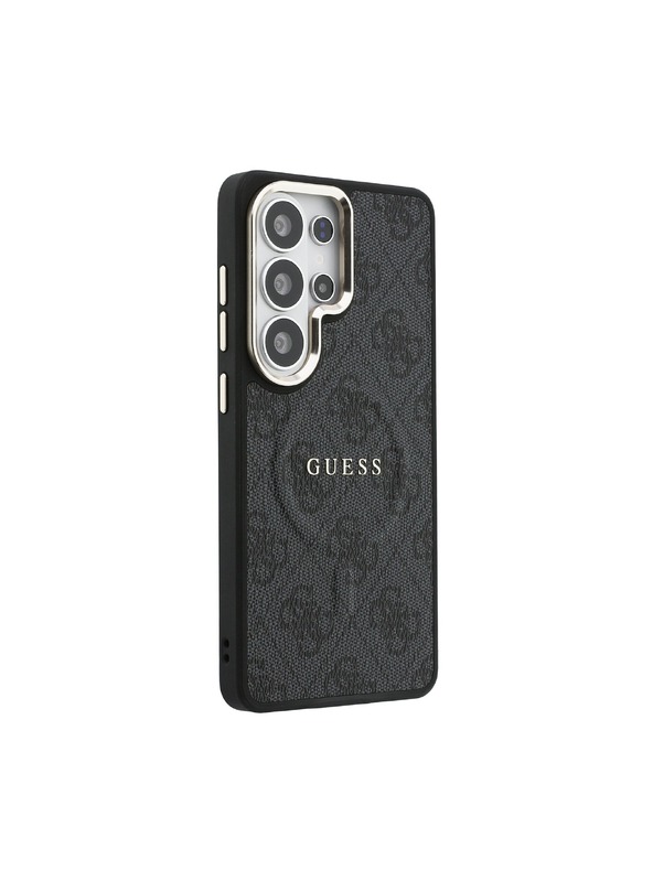 Guess Guess PU Leather 4G Gold Frame Magnetic Zadnja Futrola za Samsung Galaxy S26 Ultra Black