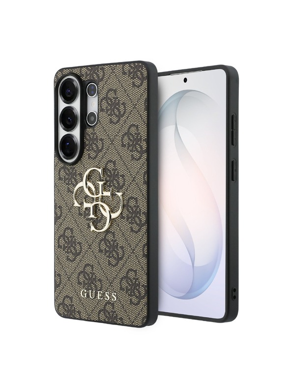 Guess Guess PU 4G Metal Logo Zadnja Futrola za Samsung Galaxy S26 Ultra Brown
