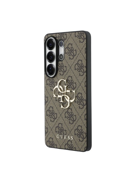 Guess Guess PU 4G Metal Logo Zadnja Futrola za Samsung Galaxy S26 Ultra Brown